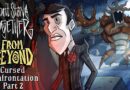 Don't Starve Together From Beyond Cursed Confrontation Part 2 key art with Maxwell and a stone creature in the Caves