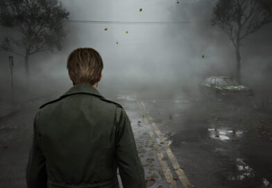 James Sunderland walking through the fog-covered streets of Silent Hill in the Silent Hill 2 remake