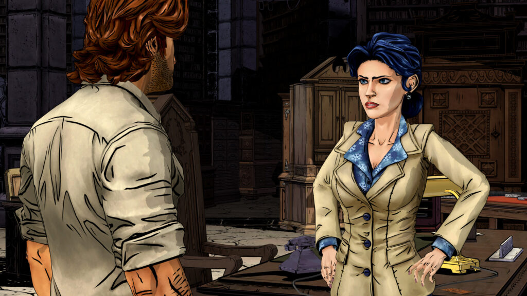 Bigby Wolf and Snow White in The Wolf Among Us Remastered