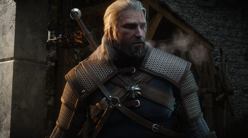 Geralt of Rivia in The Witcher 3 Wild Hunt Remastered, guide on how to roll back to the old version