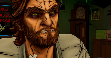 Bigby Wolf close-up in The Wolf Among Us Remastered