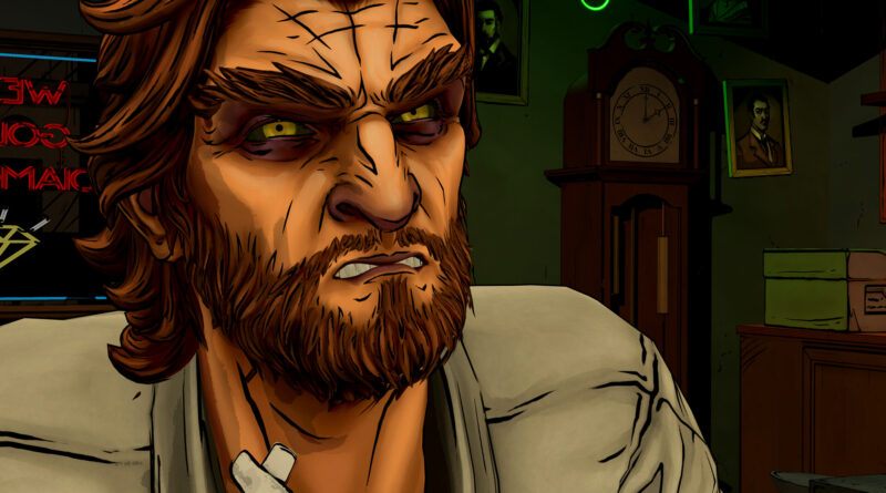 Bigby Wolf close-up in The Wolf Among Us Remastered