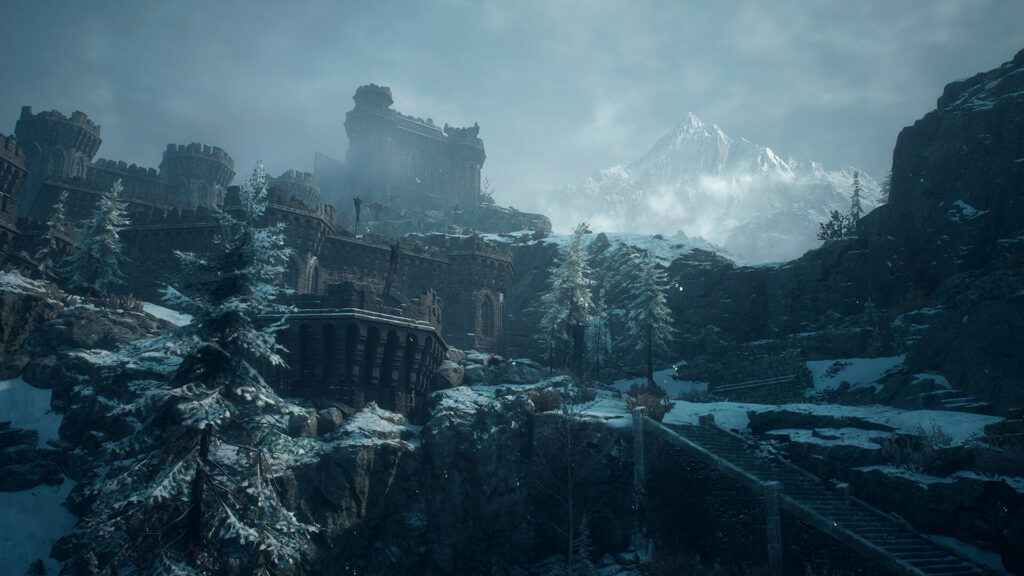 The snowy northern region of Norgan in Dragon's Dogma 2: Dark Arisen