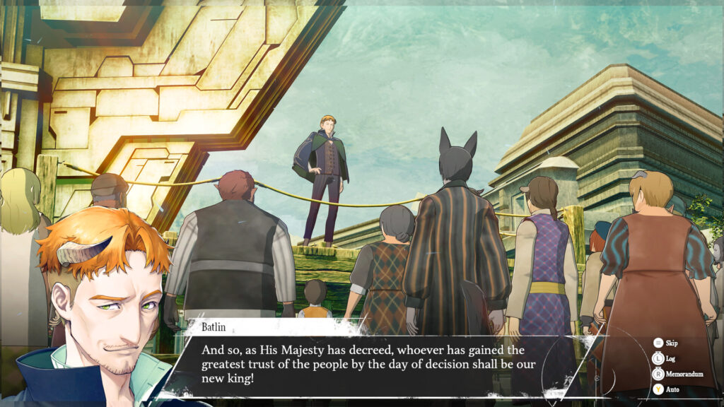 The Tournament for the Throne being announced in Metaphor: ReFantazio