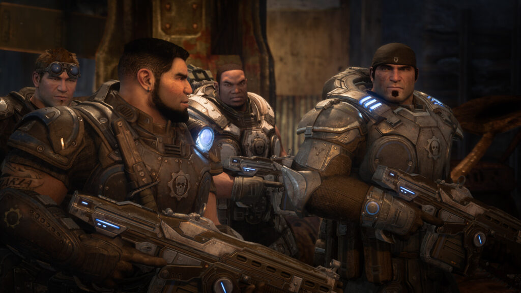 Delta Squad in Gears of War: Reloaded